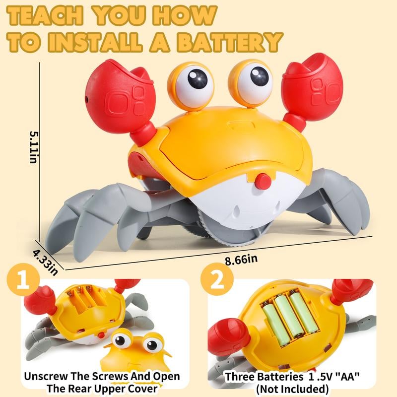 zyrexy™ Interactive Crawling Crab