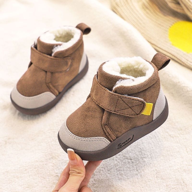 zyrexy ™ Infant Winter Boots – Plush and Soft Sole Baby Snow Shoes