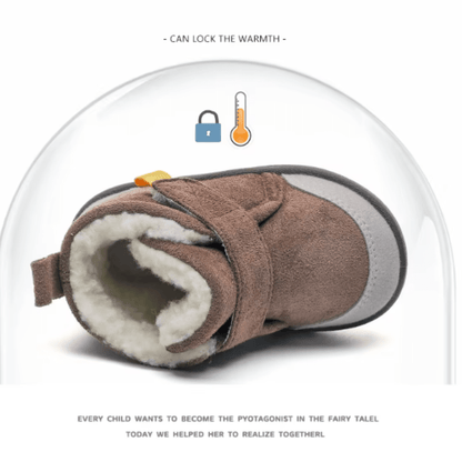 zyrexy ™ Infant Winter Boots – Plush and Soft Sole Baby Snow Shoes
