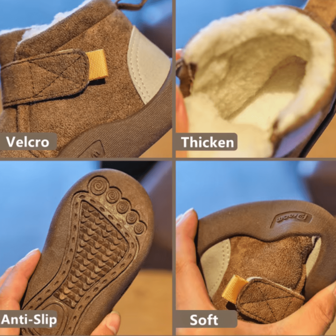 zyrexy ™ Infant Winter Boots – Plush and Soft Sole Baby Snow Shoes