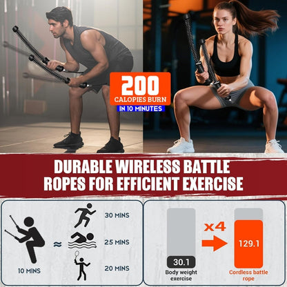 zyrexy™ Ropeless Battle Ropes